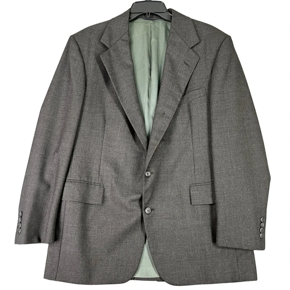 Vintage Polo Ralph Lauren Blazer Mens‎ 42R Two Button Notch Lapel Made in USA